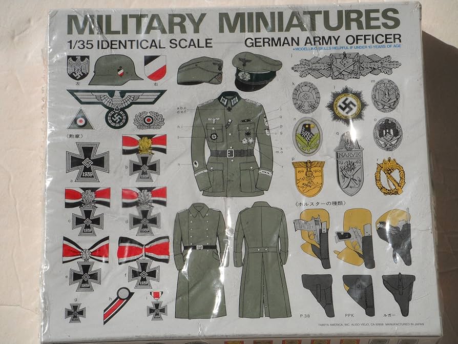 Amazon | タミヤ MM ドイツ将校セット (1／35 ミリタリーミニチュア